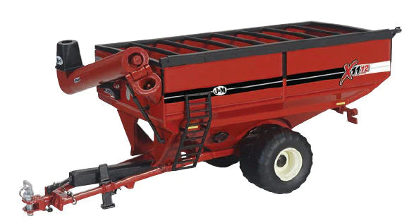 1/64 Red J&M 1112 X-Tended Reach Grain Cart with Flotation Tires