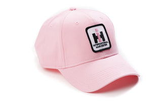 International Harvester Logo Hat, Solid Pink, Adult Size