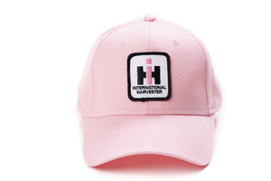 International Harvester Logo Hat, Solid Pink, Adult Size