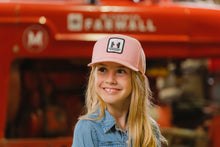 Load image into Gallery viewer, International Harvester Logo Hat, Solid Pink, YOUTH Size
