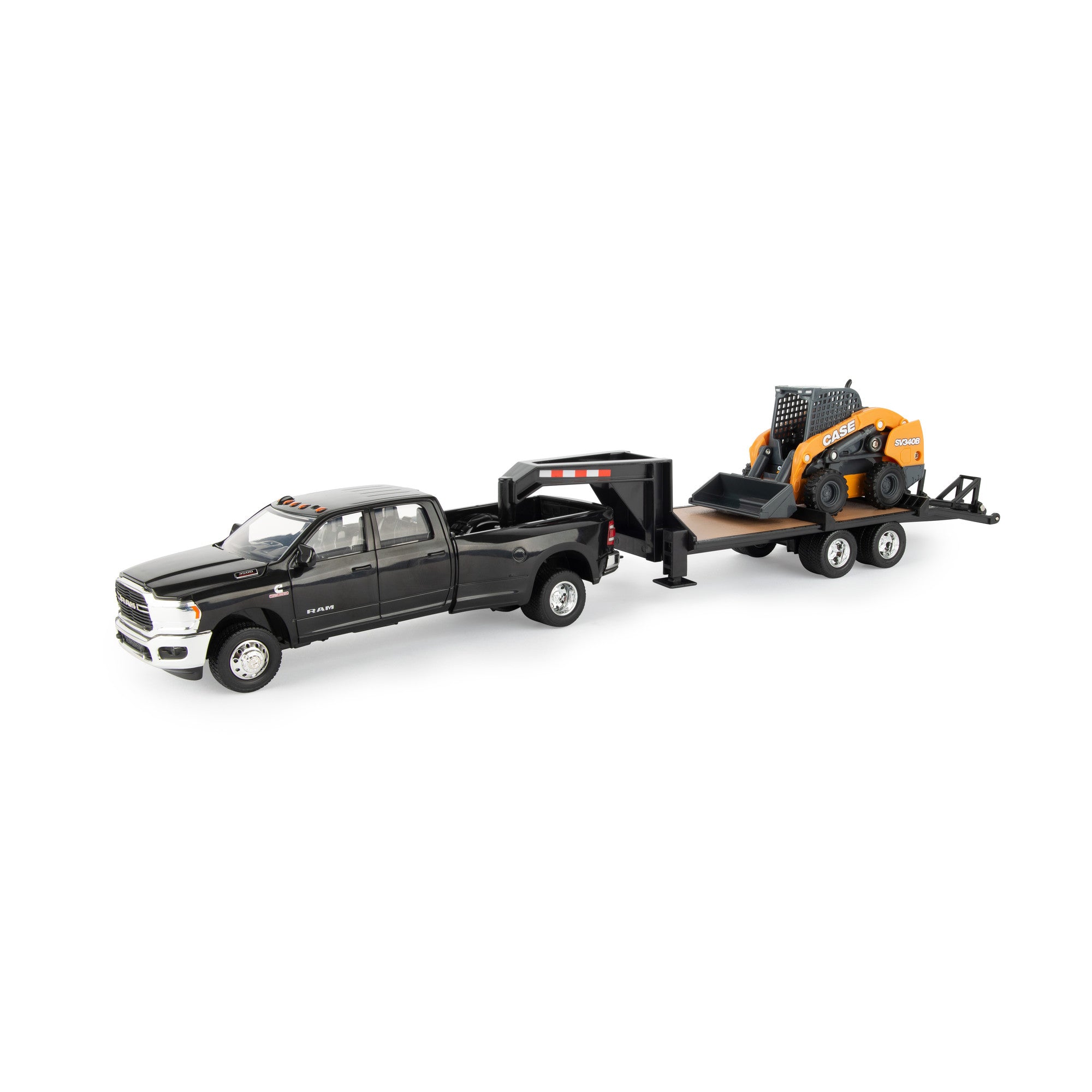 1/32 Dodge Ram 3500 Pickup w/ Gooseneck Trailer and Case 1/32 Dodge Ram 3500 Pickup w/ Gooseneck Trailer and Case