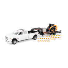 Load image into Gallery viewer, 1/6 CASE® Construction Set w/ Dodge Ram  &amp; Case SV280 Skid Steer
