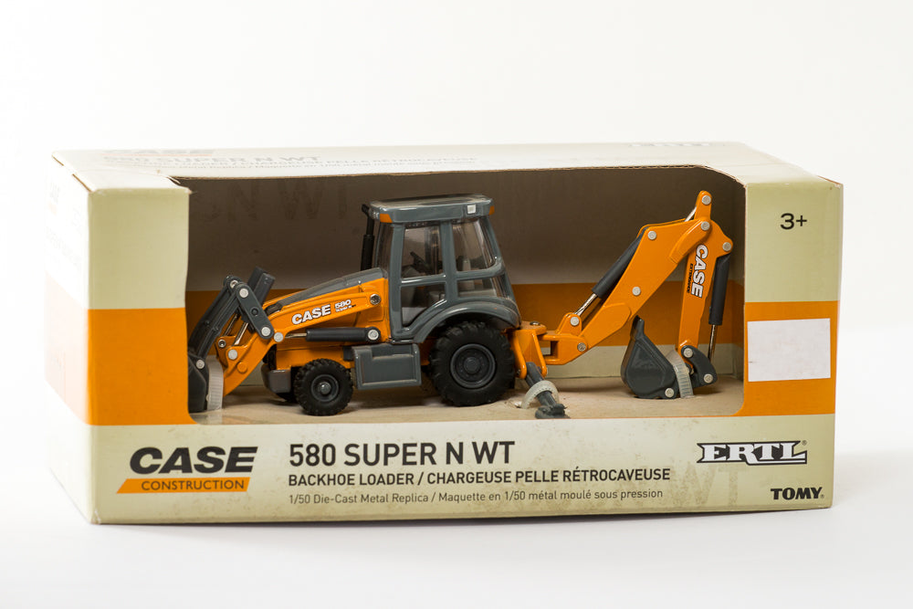 Case backhoe toy top