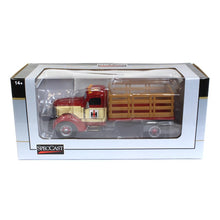 Load image into Gallery viewer, 1/50 International KB-8 International Harvester Stake Bed Truck Red &amp; Cream
