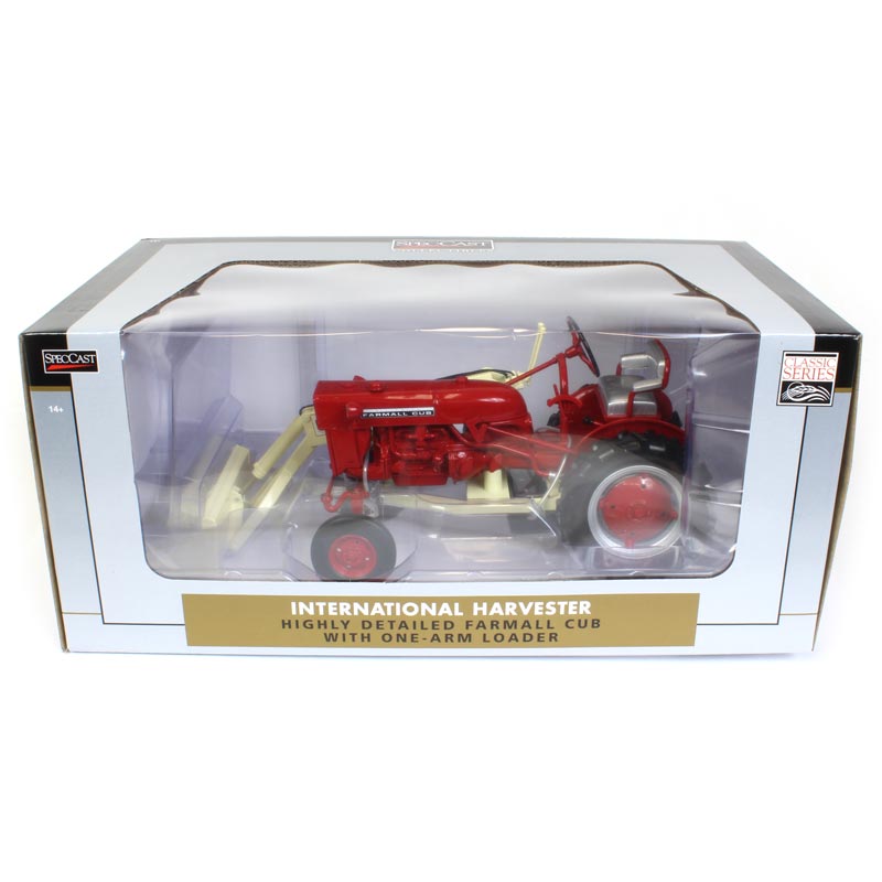 1/16 International Harvester Farmall Cub Tractor with One-Arm Loader 
