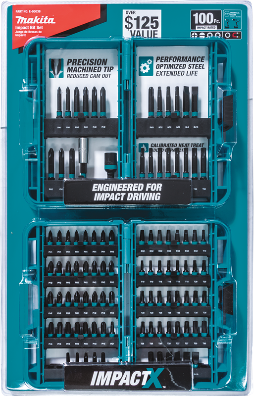 Makita ImpactX 100 Pc. Driver Bit Set LIMITED STOCK