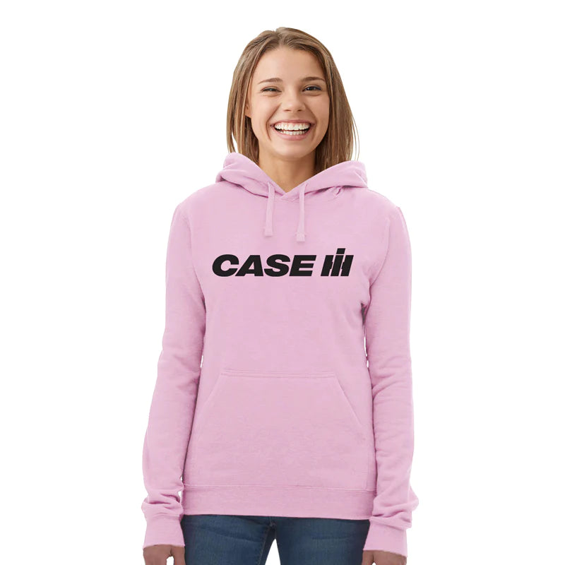 CASE IH Essential Unisex Pullover Pink Hoodie Fleece